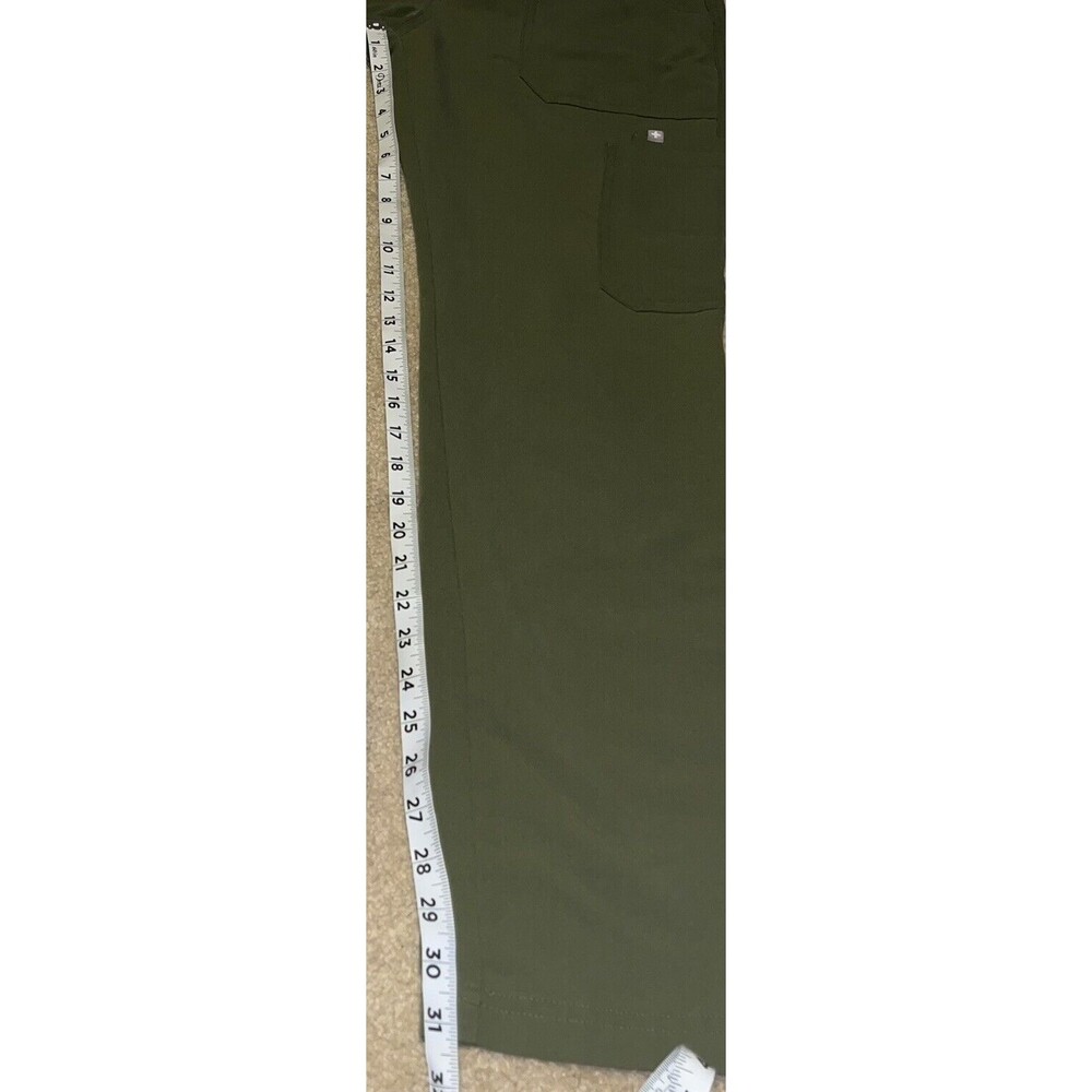 Figs (S) Moss Green Mens Jogger Scrub Pants & Top Set Technical Collection (FLAW - Picture 8 of 16